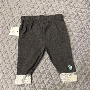 U.S. Polo Assn. Kids Gray Casual Bottoms